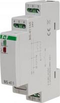 Electronic bistable impulse relay, 9÷30V AC/DC, 16A(120 A/20 ms), 1xNO, DIN BIS-411M-LED-24V | 5902431670102