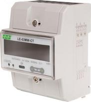 Electricity energy meter 3 phase, 3x230/400V+N, 1,5A, 2-way LE-03MW-CT | 5902431671871
