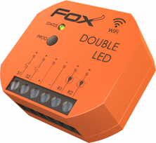 DOUBLE LED 2-channels LED controller Wi-Fi, 12/24V, 4A, 9-30VDC WI-LED2S2-P | 5902431674216