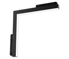 LED Šviestuvas bėgių sistemai MAGNETIC TRACK L-DOWN LED/24W/48V 3000K juodas