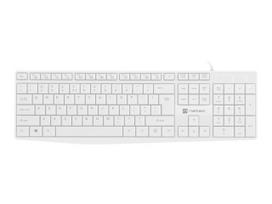 NATEC Keyboard Nautilus US slim white