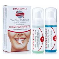 Dantų valymo bei balinimo putos Simplesmile Dual Foam With Sodium Fluoride BECSS1310, 2 x 50 ml