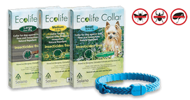 SOLANO Ecolife natūralus antiparazitinis antkaklis virš 20 kg svorio šunims