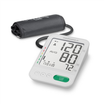 Medisana | Voice  Blood Pressure Monitor | BU 586 | Memory function | Number of users 2 user(s) | Memory capacity  120 memory slots | White | 4 | Voice output in national language selectable: DE, GB, NL, FR, IT, TR. Blood pressure classification – classification of measured values with traffic light colour scale. Indication of irregular heartbeat | Upper Arm