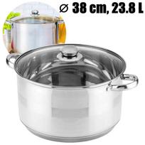 Nerūdijančio plieno puodas 38cm ZL-7314