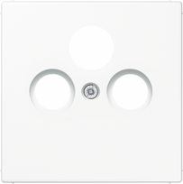 Cover plate for SAT/TV socket outlet, beige, LS LS990SATWW | 4011377471504