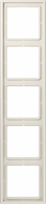 5-gang frame, beige, LS990 LS985W | 4011377121706