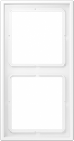 2-gang frame, matt white, LS990 LS982WWM | 4011377186798