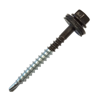 PC tvirtinimo varžtai į metalą 5.5x32 mm, rudi (250 vnt pak.)