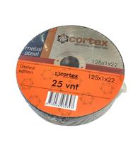 Pjovimo diskas DAA Metalui 125x1x22 Cortex 25vnt