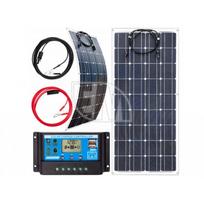 Saulės panelė  100W 12/24V su reguliatorium