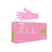 Nitrilinės vienkartinės pirštinės Mercator Nitrylex Pink S, 100vnt.