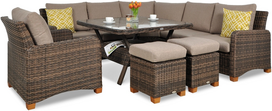 Lauko baldų komplektas TOLEDO DINING, Brown
