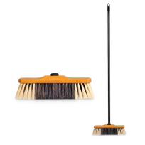 Medinis grindų šepetys su kotu SPONTEX PREMIUM, 120 cm