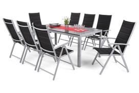 Lauko baldų komplektas Ibiza 185 cm, juoda