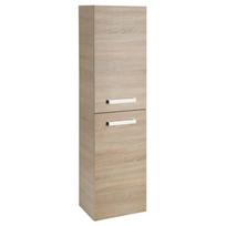Ūkinė spintelė VEGA platininio ąžuolo spalvos su skalbinių krepšiu 40x150x31 cm