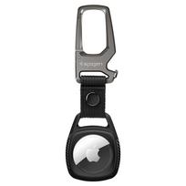 Juodas dėklas "Spigen Rugged Armor" skirtas Apple Airtag 1 / 2