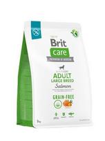 Sausas maistas suaugusiems didelių veislių šunims - BRIT Care Grain-free Adult Salmon- 3 kg