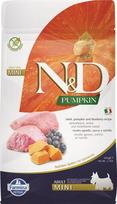 FARMINA N and D Pumpkin Dog Lamb  and  Blueberry Adult Mini - sausas maistas šunims - 800 g