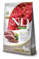 FARMINA N and D Quinoa Dog Duck, Broccoli, Asparagus Neutered Adult Mini - sausas maistas šunims - 2.5 kg