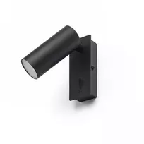 Sieninis LED šviestuvas Tapio SQ, juodas