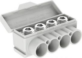 SLT50-4 grey Al 10-50/Cu 2.5-35 mm2 1000V Distribution block MAS4050A10 | 4744397018991