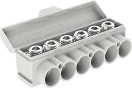 SLT50-6-3 grey Al 10-50/Cu 2.5-35 + 3x2,5mm2 1000V Distribution block MAS6051A10 | 4744397019042