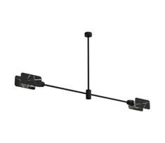 Sietynas ant stulpo ASTRA 2xE27/60W/230V juodas