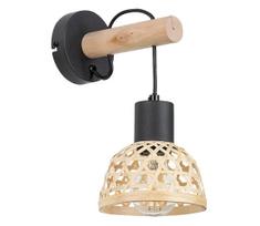 Rabalux 71025 - Sieninis šviestuvas RATTAN 1xE27/15W/230V rotangas
