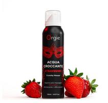Braškių aromato masažo putos "Acqua Croccante Strawberry" - 150 ml