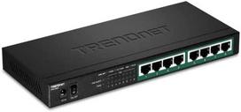 Šakotuvas Trendnet 8-PORT GIGABIT POE+ - 8-PORT GIGABIT POE+ SWITCH