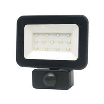 LED prožektorius TOPE TAMASENS, IP65, 10 W, 4000 K, 1200 lm, su judesio davikliu, juodos sp.