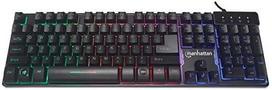 MANHATTAN USB-Gaming-Klaviatūra mit LEDs und Metallunterseite