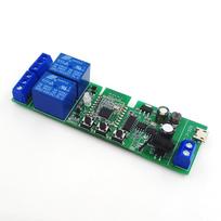 Išmanioji 2 kanalų Zigbee RF 5V-32V relė, NO NC kontaktai 10A AC/DC