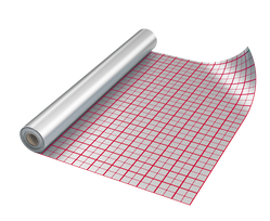 Plėvelė šildomoms grindims EUROVENT ALUFLOOR, 110 g/m2, 1,0 x 50 m