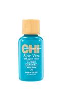 CHI ALOE VERA Garbanotų plaukų aliejus su alavijais ir agavų sultimis, 15ml