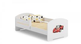 Vaikiška lova LUK Bar Cars, 140x70 cm