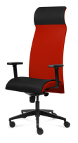 Biuro kėdė Tronhill Solium Executive, raudonos ir juodos spalvos