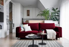 Sofa Dalia, raudona