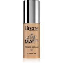 Lirene City Matt matinis skystasis makiažo pagrindas glotninamojo poveikio atspalvis 208 Toffee 30 ml