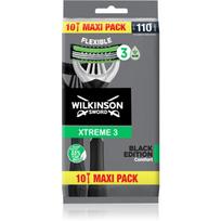 Wilkinson Sword Xtreme 3 Black Edition vienkartiniai skustuvai vyrams 10 vnt.