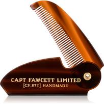 Captain Fawcett Accessories Moustache Comb sulankstomosios ūsų šukos 1 vnt.
