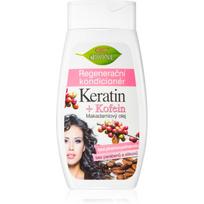 Bione Cosmetics Keratin + Caffeine regeneruojamasis kondicionierius plaukams 260 ml