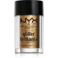 NYX Professional Makeup Face & Body Glitter Brillants veido ir kūno blizgučiai atspalvis 08 Bronze 2.5 g