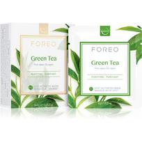FOREO UFO™ Green Tea gaivinamoji ir raminamoji veido kaukė 6 x 6 g