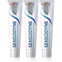 Sensodyne Extra Whitening balinamoji dantų pasta su fluoridu jautriems dantims 3x75 ml