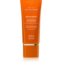 Institut Esthederm Bronz Repair Protective Anti-Wrinkle and Firming Face Care standinamasis drėkinamasis kremas nuo raukšlių didelė apsauga nuo saulės 50 ml