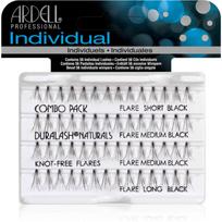 Ardell Individuals Combo Pack priklijuojamųjų blakstienų kuokšteliai be klijų mazgelių