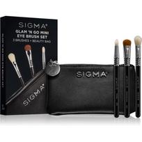 Sigma Beauty Brush Set Glam N Go šepetėlių rinkinys su dėklu