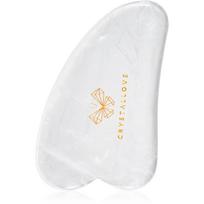 Crystallove Clear Quartz Gua Sha masažuoklis 1 vnt.